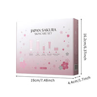 LAIKOU Sakura Kit Skin Care Sets Moisturizing and Reducing Fine Lines Cleansing Pore Product 5-Piece Korean Christmas Gift Set