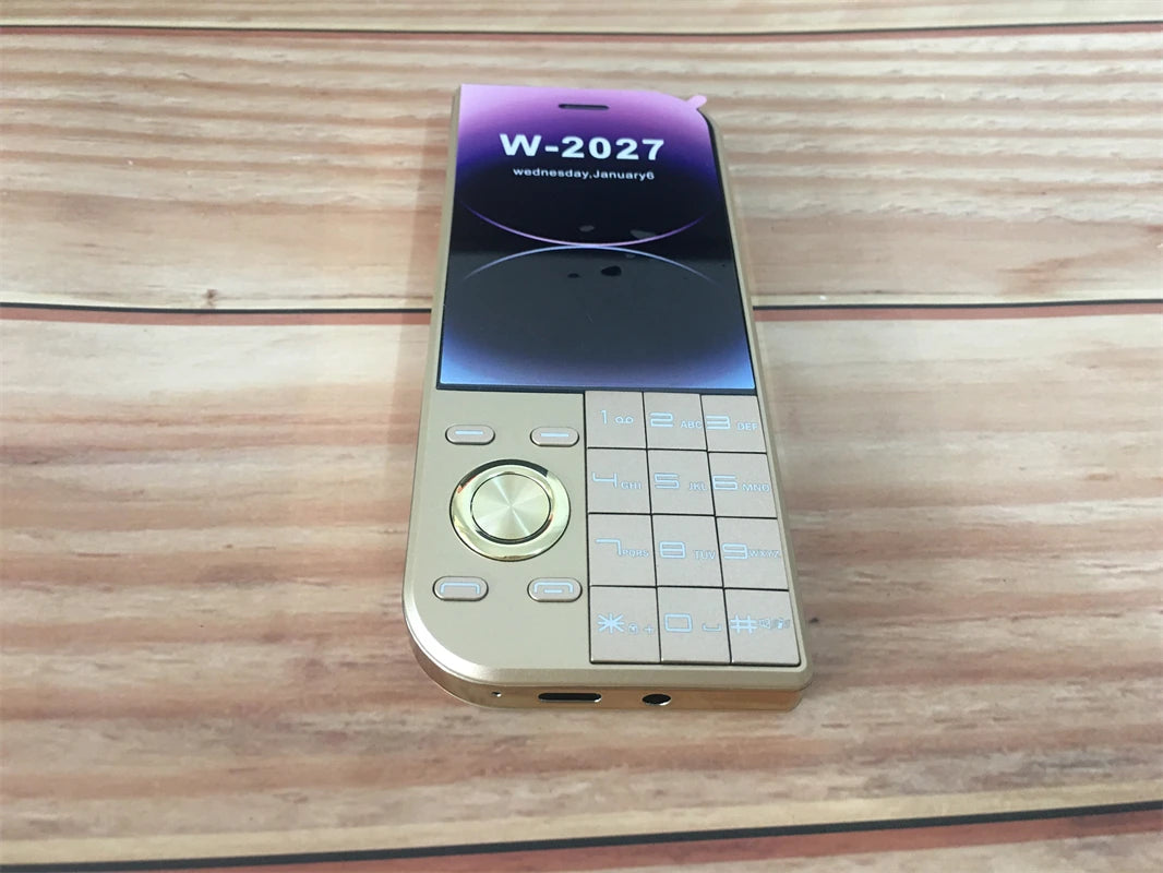 2025 New Push Button Mobile Phone 2.8' Three SIM 3SIM Bluetooth Flashlight MP3 Wireless FM Camera Vibration BigHorn CellPhone