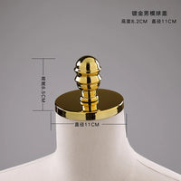 Female Male & Kids Electroplated Head Cover Mannequin Caps Accessories For Mannequins Props