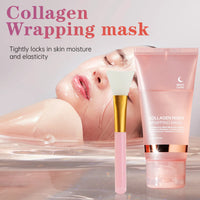 Face Mask Collagen Night Wrapping Mask Elasticity Hydration Reduces Sagging Dullness Hydrolyzed Collagen Skin Care Products 75ml