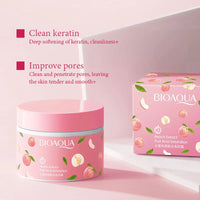 BIOAQUA Honey Peach Exfoliating Facial Cream Scrub Exfoliant Body Scrub Moisturizing Nourishing Exfoliator Face Cream Skin Care