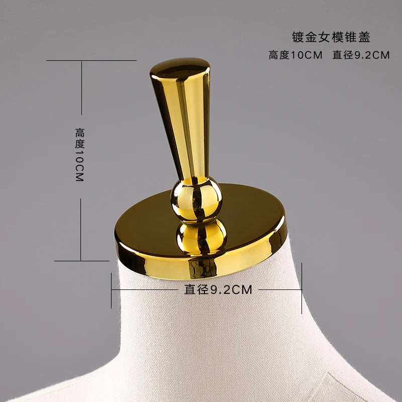 Female Male & Kids Electroplated Head Cover Mannequin Caps Accessories For Mannequins Props