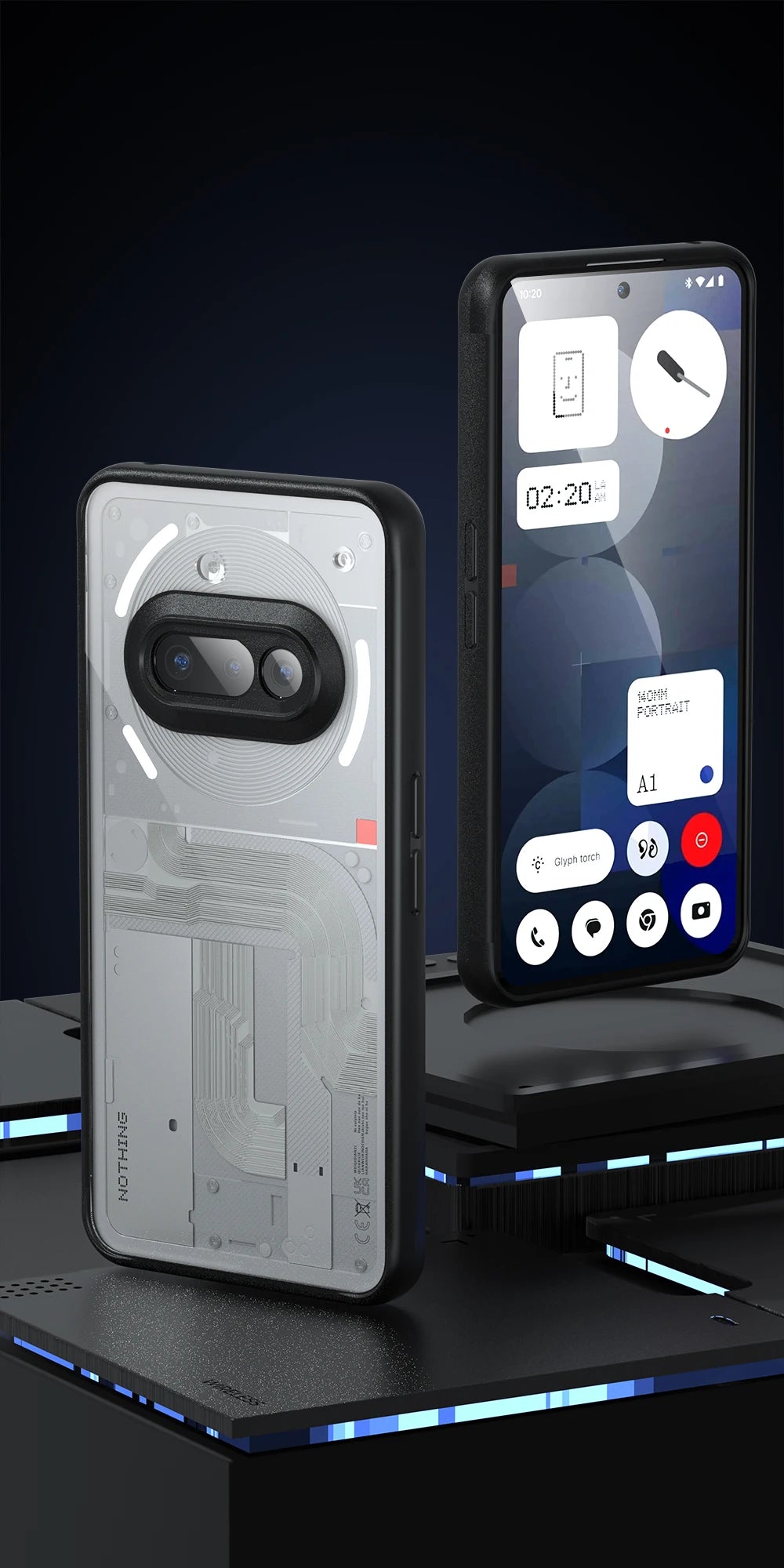 Clear Case For Nothing Phone 3a Cover Nothing Phone 3a Fundas Hard PC Camera Protector Shockproof Back Case For Nothing Phone 3a