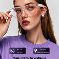 GS03 Upgrade Smart Glasses With Camera Video Recording AI Photo Recognition Bluetooth Call Translation Voice Assistant Glasses