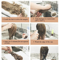 Gray Blonde Synthetic Wigs Dark Root Hairline Lace Frontal Straight Layered Wigs for Women Ladies Daily Use Wigs Heat Resistant