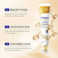 SADOER Collagen Eye Cream skincare Anti Dark Circles Eye Bags Firming Moisturizing skincare Korea Eyes Cream Skin Care for Eyes