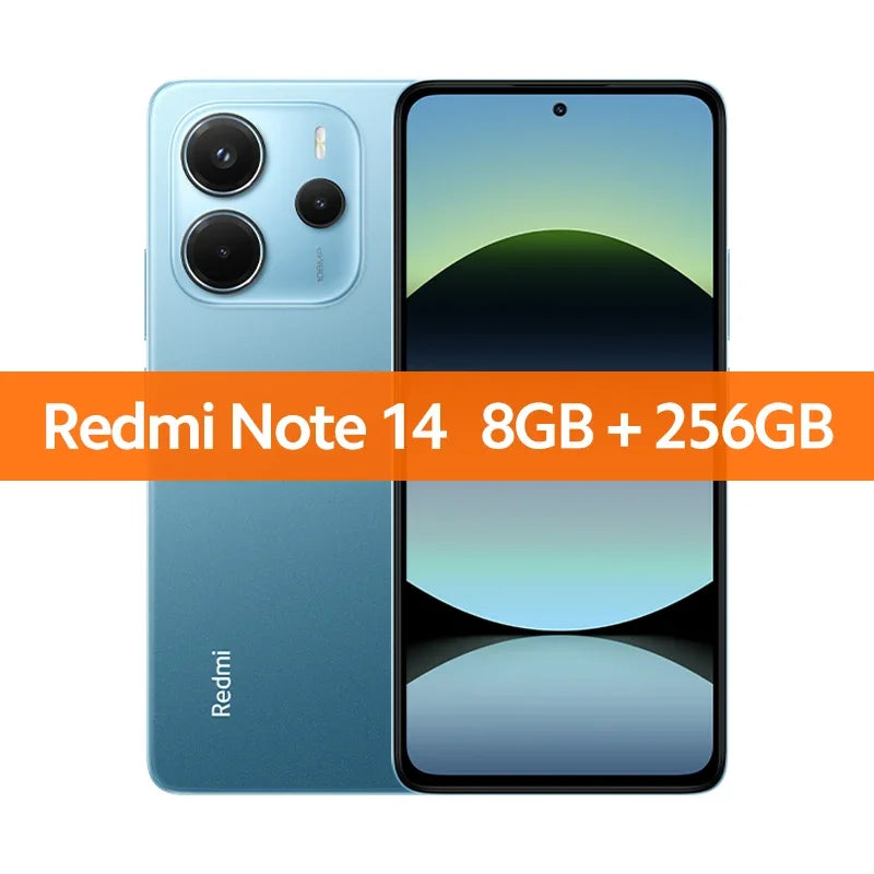 Xiaomi Redmi Note 14 Global Version MediaTek Helio G99-Ultra 108MP AI Camera 6.67" AMOLED 120Hz Display 5500mAh