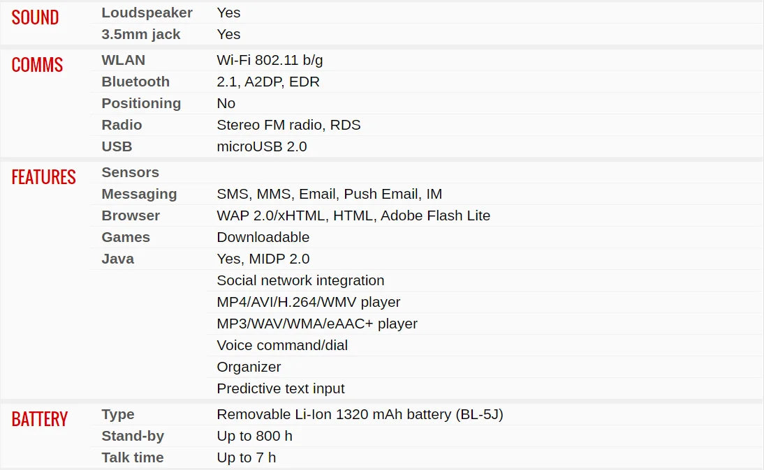 Original C3-00 C3 (2010) Mobile Cell Phone Russian Arabic Hebrew English Keyboard Made in Finland Unlocked