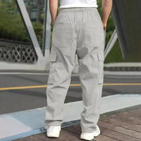 New Summer Men's Loose Fit Straight Leg Casual Pants - European & American Style Youth Fashion" cargo pants  mens pants