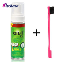 Wrap Foam Mousse With Brush Comb Olive Oil Foaming Mousse For Braids Curls Waves All Hairstyle Tames Frizz Mousse/Setting