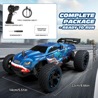 RC Cars Remote Control Car for Kids, 1:18 Scale 20 KM/H 2WD Offroad Buggy, 2.4GHz RC Racing Car with USB-C Easy Charging