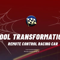 1:18 RC Transforming Car Robot Toy, LED Lights, 2.4GHz Drift Racing Vehicle, One-Button Transform, Rechargeable, 360° Rotation