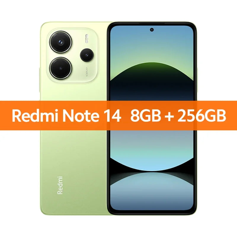 Xiaomi Redmi Note 14 Global Version MediaTek Helio G99-Ultra 108MP AI Camera 6.67" AMOLED 120Hz Display 5500mAh