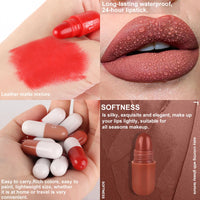 18 color lipstick with moisturizing, long-lasting, waterproof, sweat resistant, radiant, and smooth lip gloss