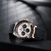 40mm New V2 PAGANI DESIGN Men's Quartz Watches Sapphire Retro Chronograph Stainless Steel Waterproof Watch Men Relogio Masculino