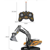 RC Car Children Toys Remote Control Car Toys For Boys Radio Control Excavator Dump Truck Bulldozer Electric car Kids Toys Gift