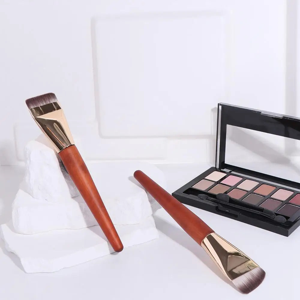 Make Up Tools Ultra Thin Foundation Brush Soft Lightweight Flat Contour Brush Bevel Design Smooth Makeup Brushes Women