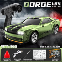Rc Drift Car Full Scale 1:64 Mini Remote Control Car High-Speed Racing Car Model