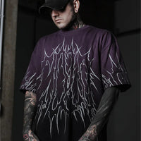 Fashion Men's Cool Trendy Gothic Style T-shirt Womens Summer Autumn 3D Printed Casual Round Neck Short Sleeve New Tee Top 2025