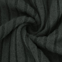 Women's Long Sleeve V-Neck T-Shirt Pit Stripe Milled Fashion Temperament Top