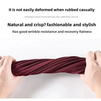 High Waist Slim Fit Straight Leg Suit Pants Wide Leg Casual Trousers Women's Autumn New Arrival Red Color Business Office Wear