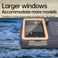 Professional Diving Phone Case For iPhone 15 14 13 12 Pro Max Underwater Taking Waterproof Cases Cover For SamsungS22 S23 Huawei