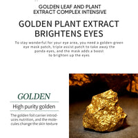 Avocado Gold Eye Mask Nourishing Moisturizing Improve Eye Bags Eye Patches Anti Wrinkle Firming Anti Dark Circles Eye Serum
