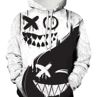 Men's Creative Smiling Face Pattern Printed Hoodie Fashionable Men's Trendy Hoodie Casual Design Hoodie With Pocket Streetwear