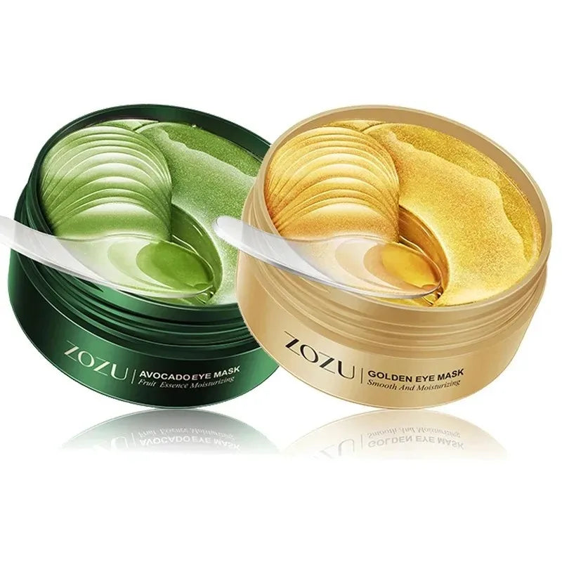 Avocado Gold Eye Mask Nourishing Moisturizing Improve Eye Bags Eye Patches Anti Wrinkle Firming Anti Dark Circles Eye Serum