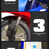 RC Motorcycles 1/6 Electric Motor RC Cars High Speed 4CH Remote Control Racing Motorcycle Drift Car Kids Xmas Festival Gift