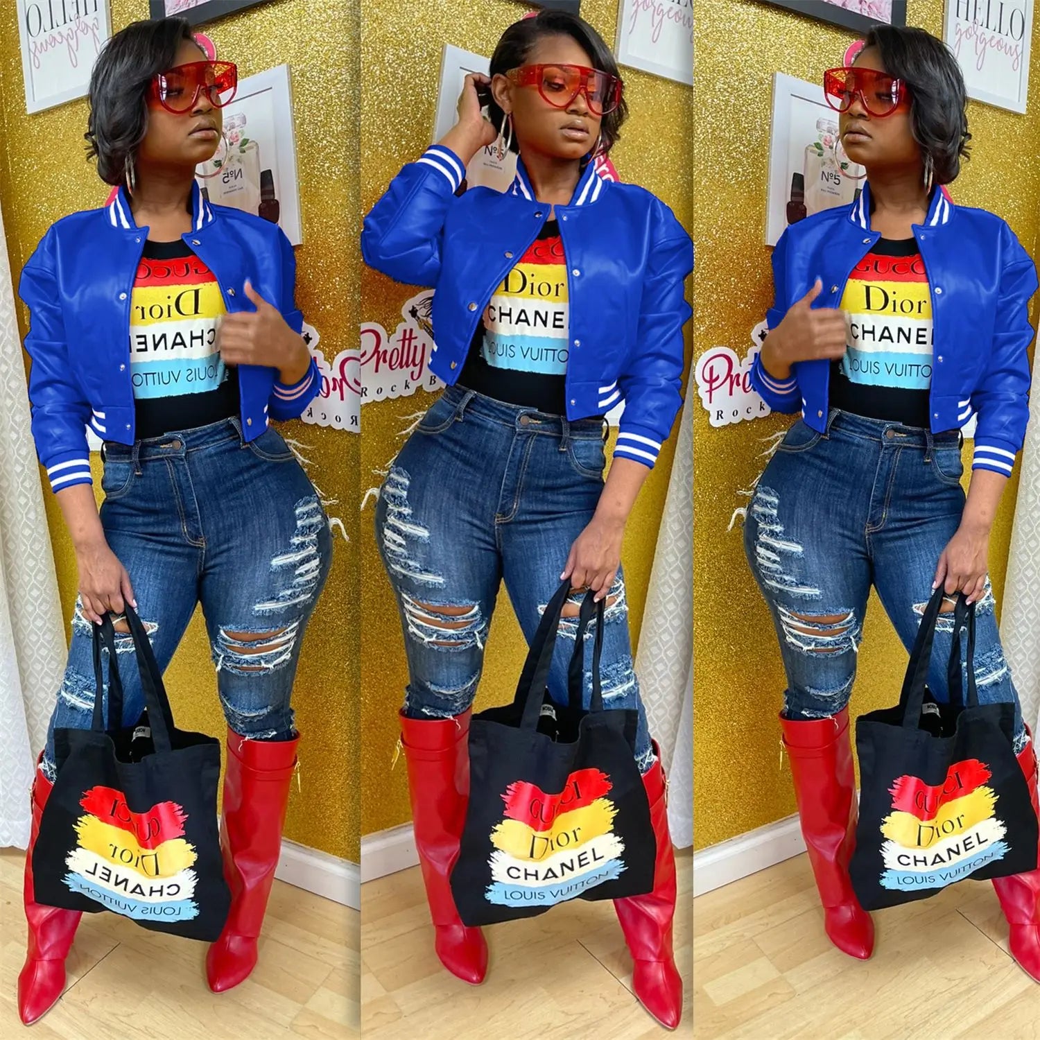 CM.YAYA Women Faux Leather Striped Side Baseball Single Breasted Jacket Winter Autumn INS Streetwear Active Outcoat