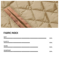 Men's Jackets Winter Warm Bomber Quilted Coat Lightweight Business Casual Button Down Clothing Waterproof Warm Jackets US Size