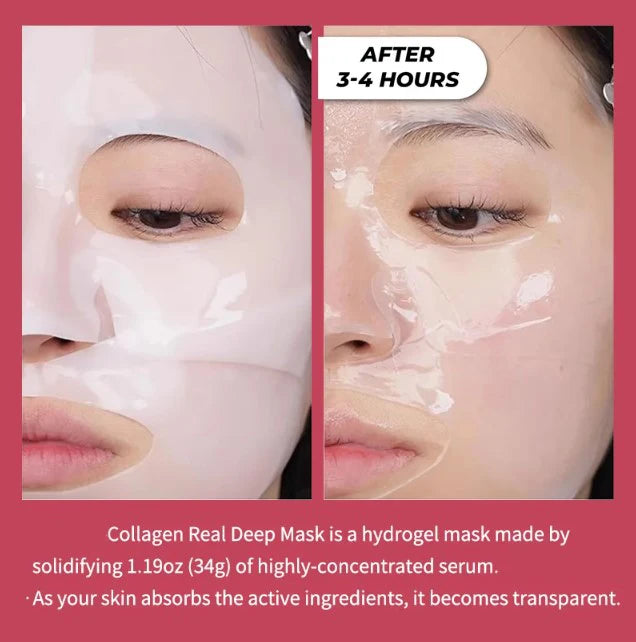 Biological collagen real deep facial mask Collagen night facial care Collagen facial mask moisturizing anti-aging