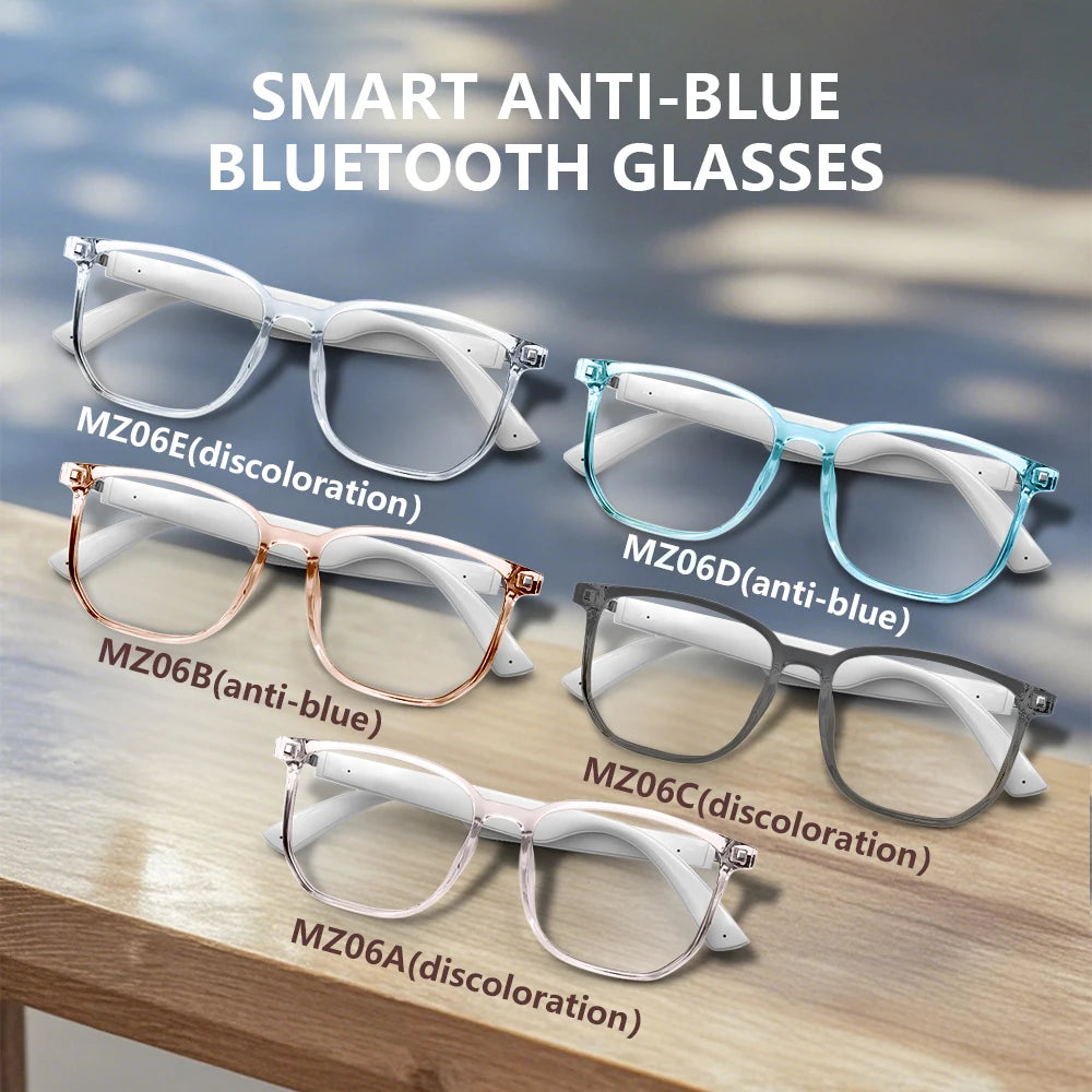 Smart Glasses for Men Women Color-changing Blue Light Lenses Bluetooth 5.3 Audio Intelligent Touch HD Calls HI-FI Sound Quality