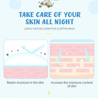 LAIKOU 7pcs Moisturizing Facial Mask Anti Wrinkle Firming Hydrating Sleeping Face Masks Face Mask Beauty Korean Skin Care