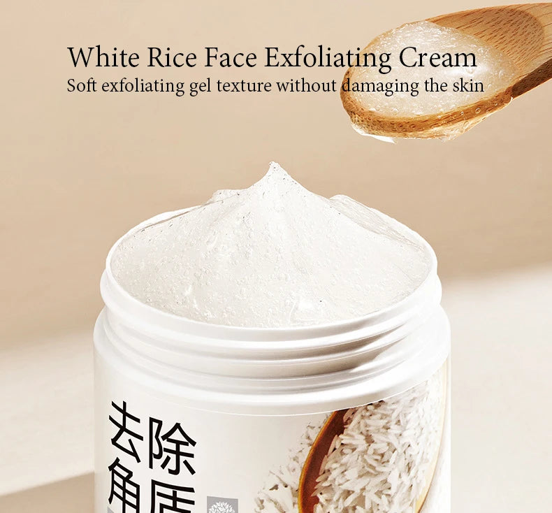 BIOAQUA White Rice Face Exfoliating Gel Moisturizing Cream Nourishing skincare Facial Scrub Facial Cream Exfoliants Skin Care