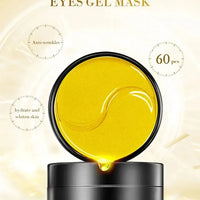 Gold and Seaweed Eye Mask Provides Long-lasting Hydration Locks in Moisture Nourishes and Softens The Skin Eliminating Puffiness