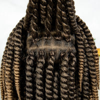 16" Full Lace Twisted Braided Wigs for Black Women Synthetic HD Lace Front Braids Wigs with Baby Hair Natural Lace Braiding Wigs