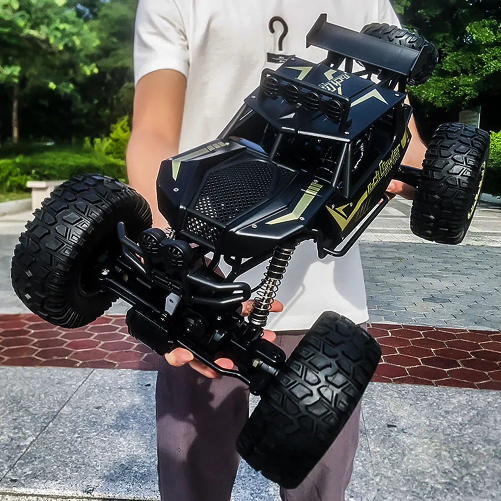 1/8 Large Rock Crawler RC Car 4×4 All Terrain RC Truck High -Speed RTR Alloy Off-Road Remote Control Car Children Toy Model