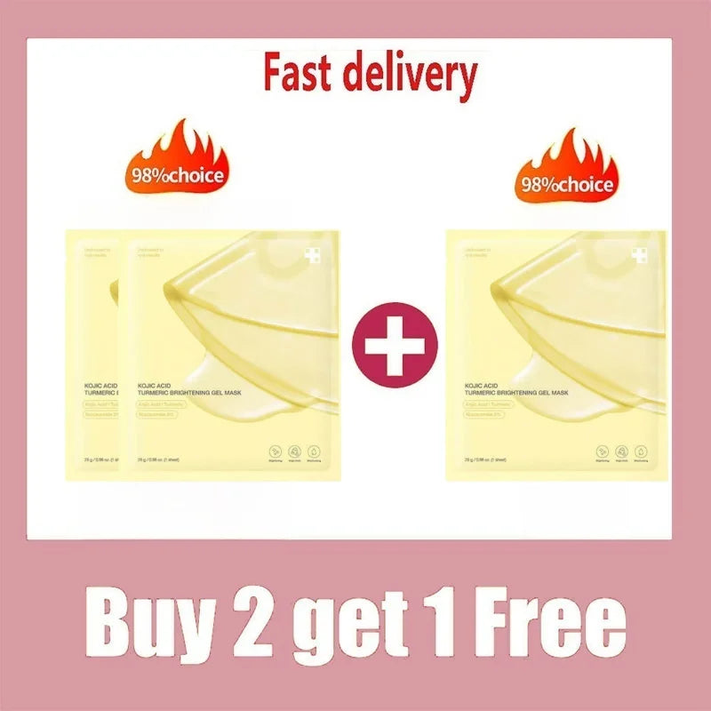 Collagen Mask Deep Hydrating Turmeric Moisturizing Staying Up Late Face Plumping Hydrolyzed Collagen Brightening Facial Care