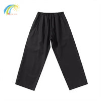 Men Women Oversized Poster Style Black Fur Collar Vultures YZY Kanye Hoodie Top Quality Nylon Nylon Woven Windproof Pullover