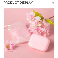 Laikou Sakura Handmade Facial Soap Cleans Skin Shower And Removes Bacteria 99.9% Travel Be Carried For Adults And Children 90g