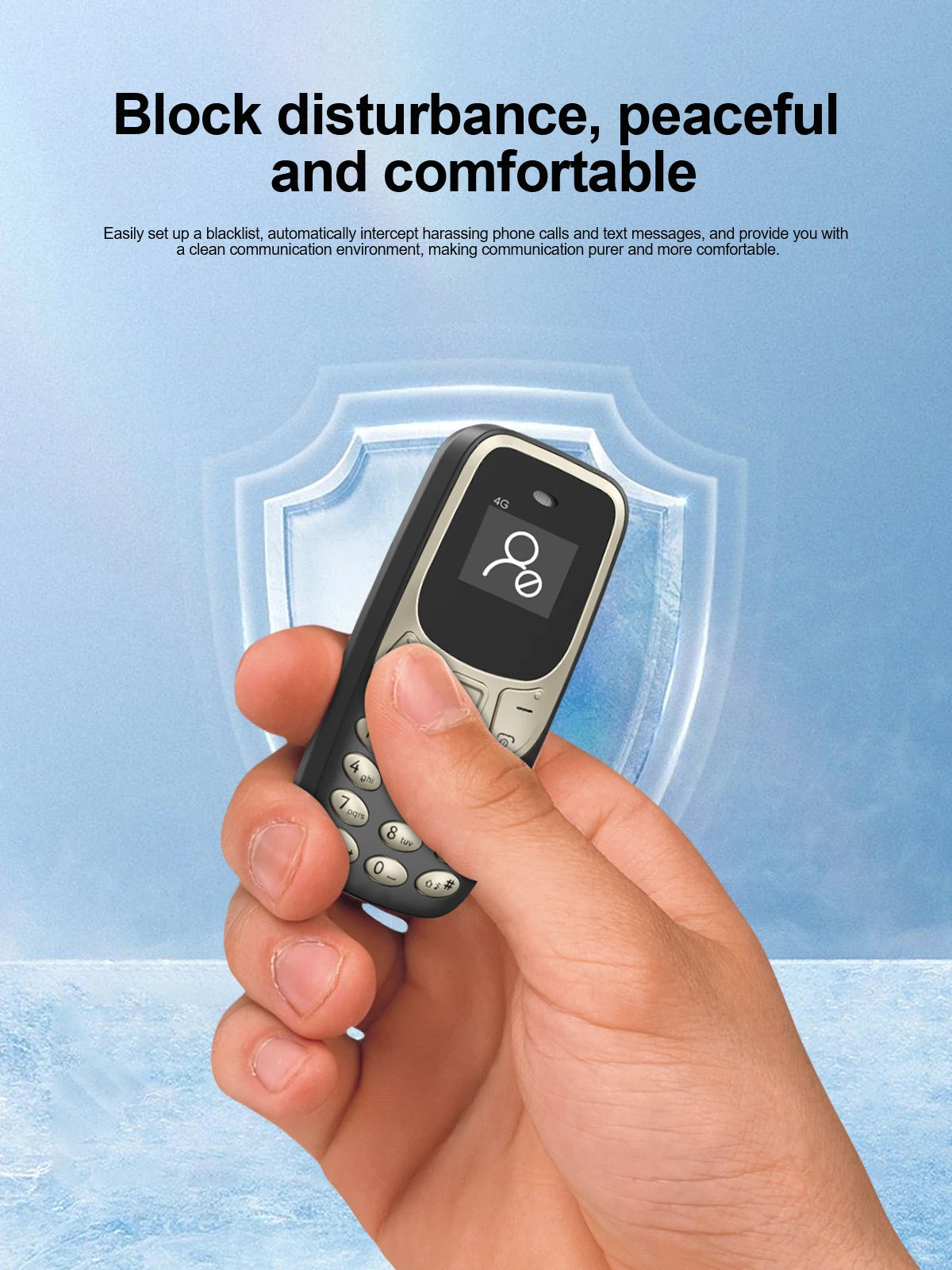 SERVO BM10 4G Mini Button Function Phone Speed Dial Auto Call Recorder Blacklist 2 SIM Small Mobile Phone Multilingual 2025 New