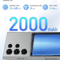 ONEMYTH S25 Pro 4.0" Mini Smartphone 2GB RAM 16GB ROM Android10.0 Face Recognition Unlock 2000mAh 3G Small Mobile Phone