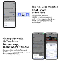Blackview SHARK 6 AI Smartphone Android 15 Unisoc T8100 5G Mobile Phone 6.88'' Display 120Hz,  8+16GB RAM,128GB+2TB ROM, 5000mAh