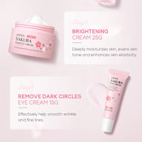 LAIKOU Sakura Kit Skin Care Sets Moisturizing and Reducing Fine Lines Cleansing Pore Product 5-Piece Korean Christmas Gift Set
