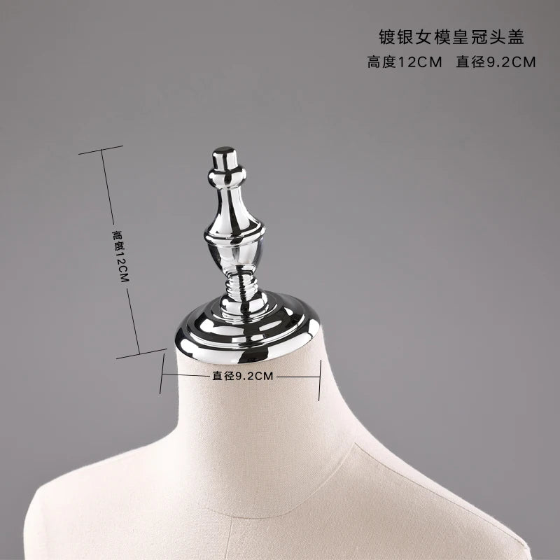 Female Male & Kids Electroplated Head Cover Mannequin Caps Accessories For Mannequins Props