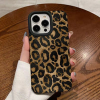 Fashion Soft Phone Cases For iPhone 13 12 MINI 11 14 15 16 Pro Max XS Max XR 7 8 Plus Leopard Pattern Silicone Case Back Cover