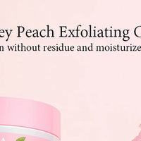BIOAQUA Honey Peach Exfoliating Facial Cream Scrub Exfoliant Body Scrub Moisturizing Nourishing Exfoliator Face Cream Skin Care