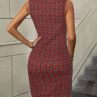 Womens V Neck Sleeveless Bodycon Dress Floral Print High Waist Ruffled Summer Dress Lightweight Sexy Vacation Outfit